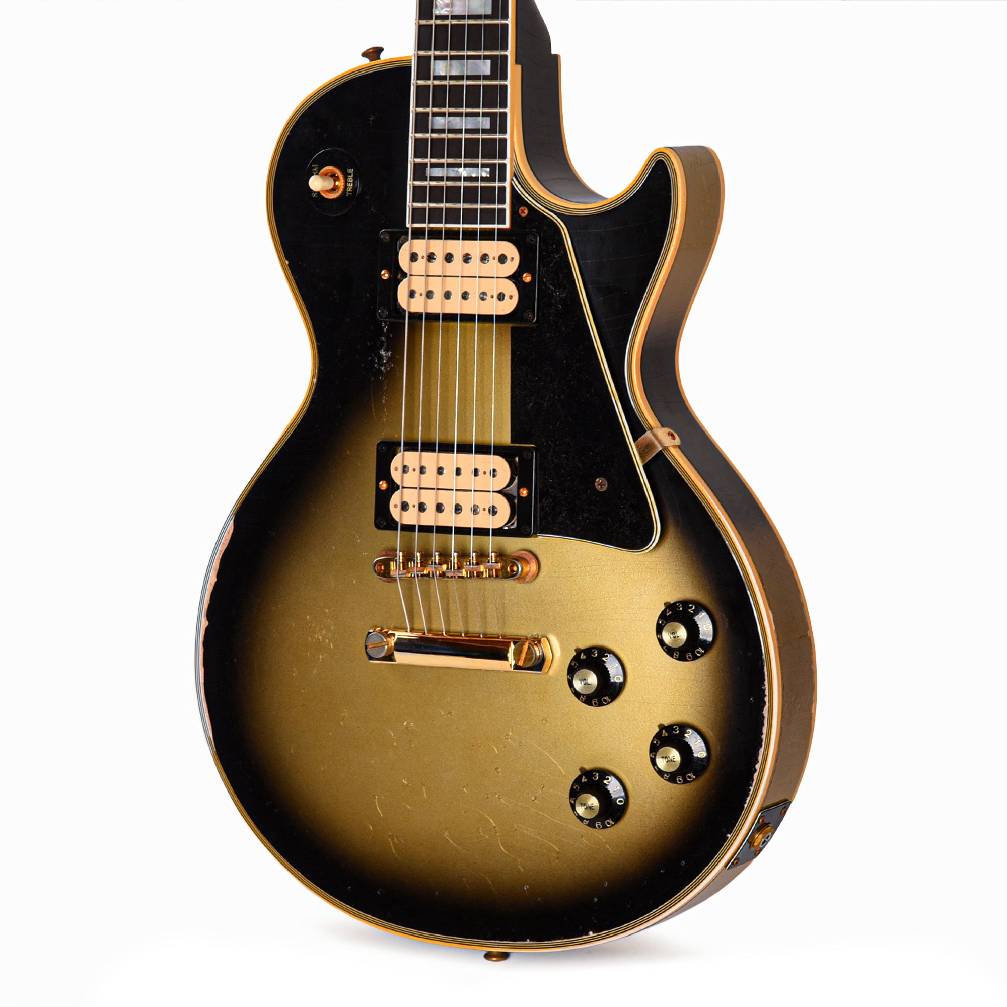 Gibson Custom Shop 1968 Les Paul Custom Antique Silverburst Murphy Lab Heavy Aged Electric Guitars / Solid Body