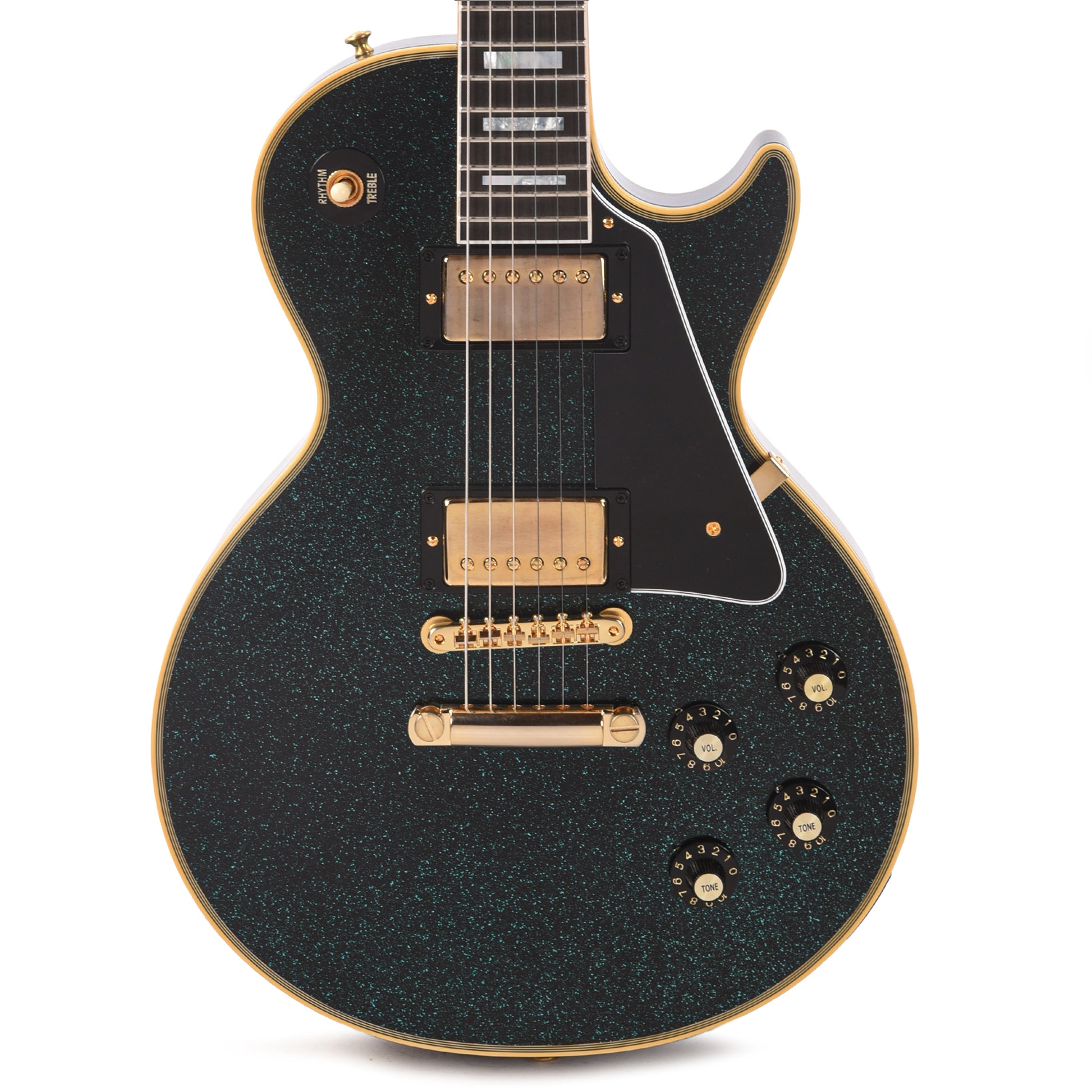 Gibson Custom Shop 1968 Les Paul Custom "CME Spec" Antique Brunswick Blue Sparkle VOS w/Grovers Electric Guitars / Solid Body