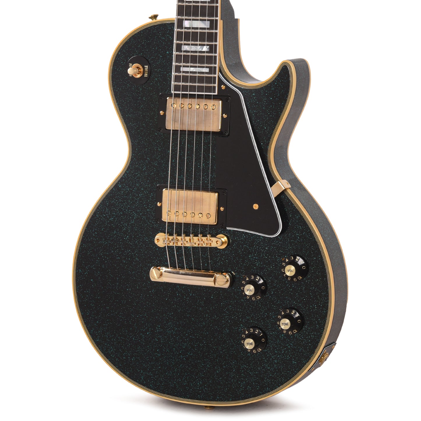 Gibson Custom Shop 1968 Les Paul Custom "CME Spec" Antique Brunswick Blue Sparkle VOS w/Grovers Electric Guitars / Solid Body