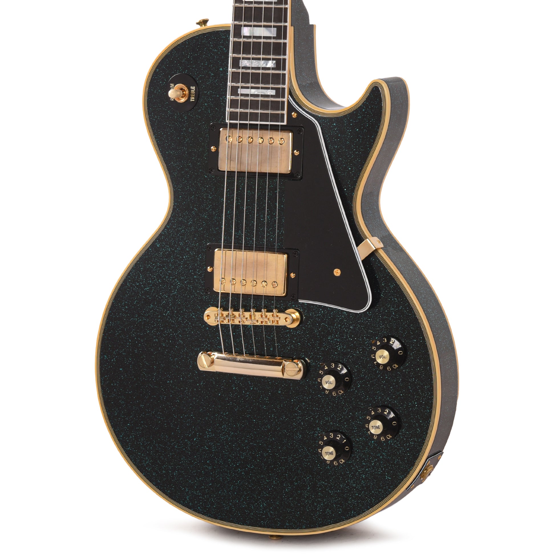 Gibson Custom Shop 1968 Les Paul Custom "CME Spec" Antique Brunswick Blue Sparkle VOS w/Grovers Electric Guitars / Solid Body