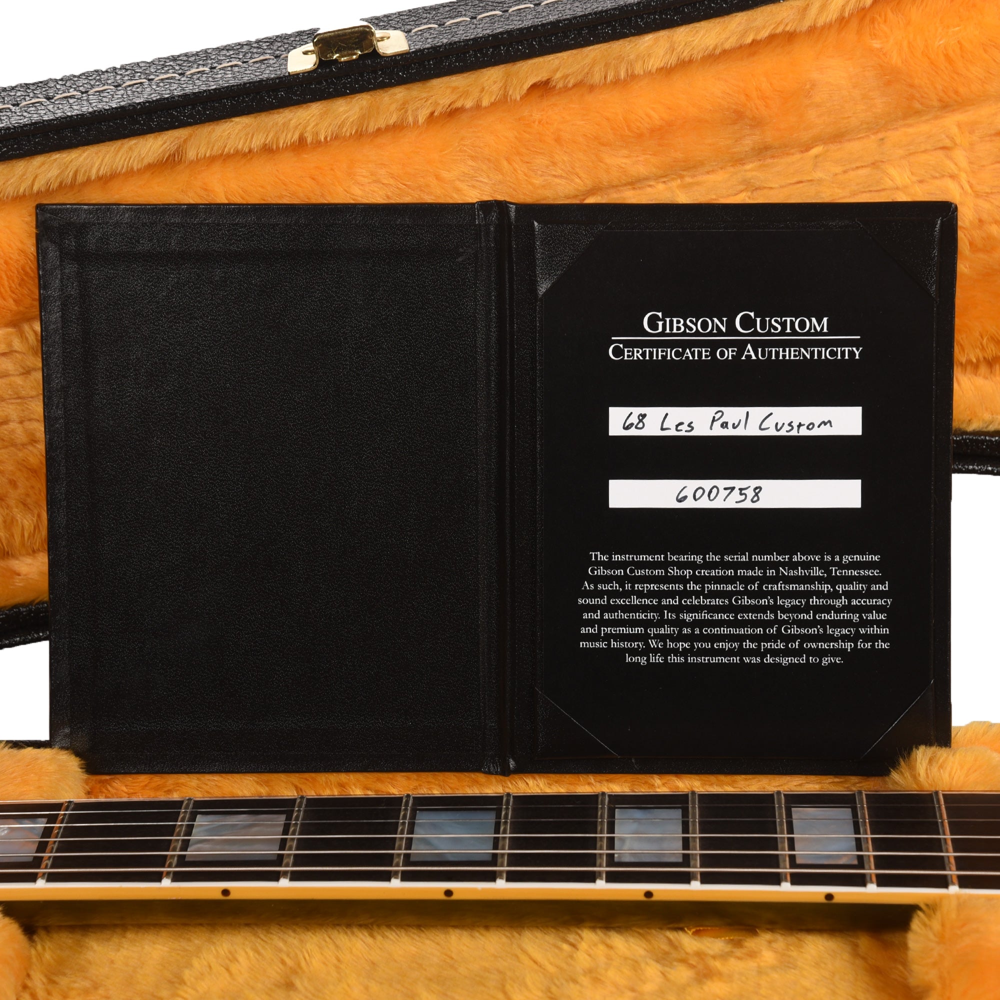 Gibson Custom Shop 1968 Les Paul Custom 