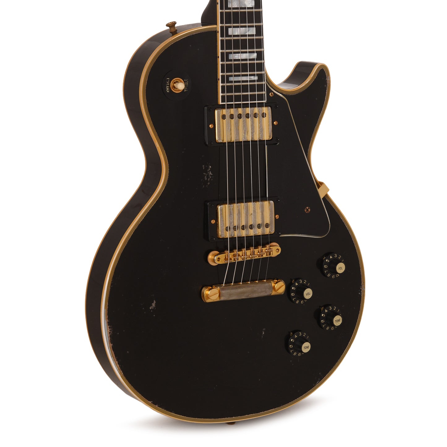 Gibson Custom Shop 1968 Les Paul Custom "CME Spec" Ebony Murphy Lab Heavy Aged w/Chambered Body & Custom "S" Buckers Electric Guitars / Solid Body