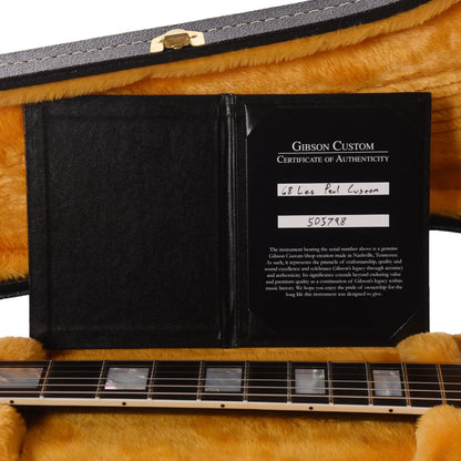 Gibson Custom Shop 1968 Les Paul Custom "CME Spec" Ebony VOS Electric Guitars / Solid Body