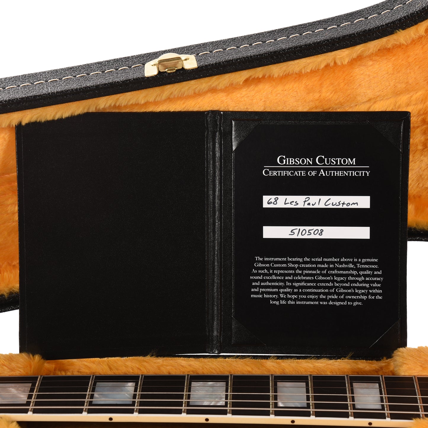Gibson Custom Shop 1968 Les Paul Custom "CME Spec" Ebony VOS w/Chambered Body & Custom "S" Buckers Electric Guitars / Solid Body