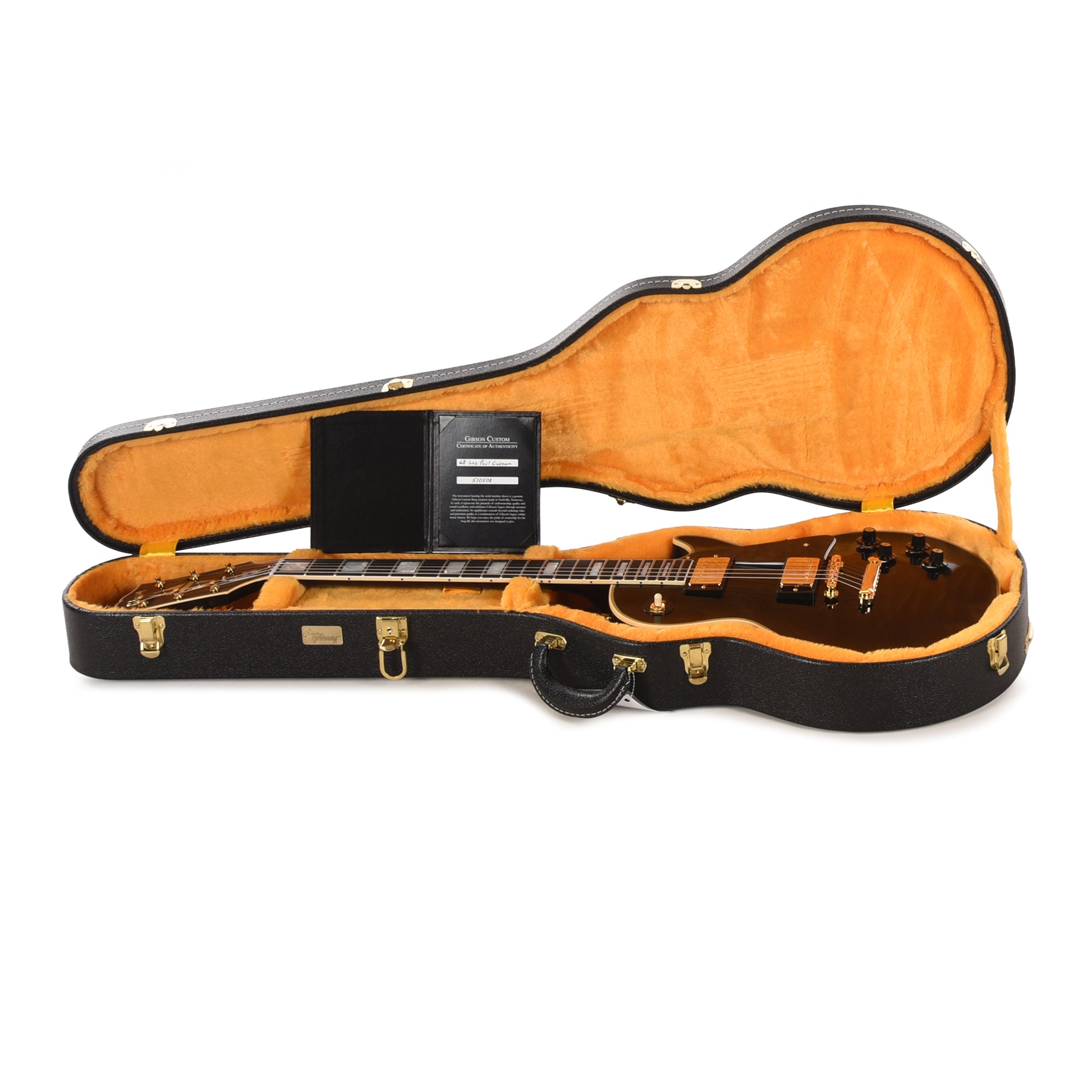 Gibson Custom Shop 1968 Les Paul Custom "CME Spec" Ebony VOS w/Chambered Body & Custom "S" Buckers Electric Guitars / Solid Body