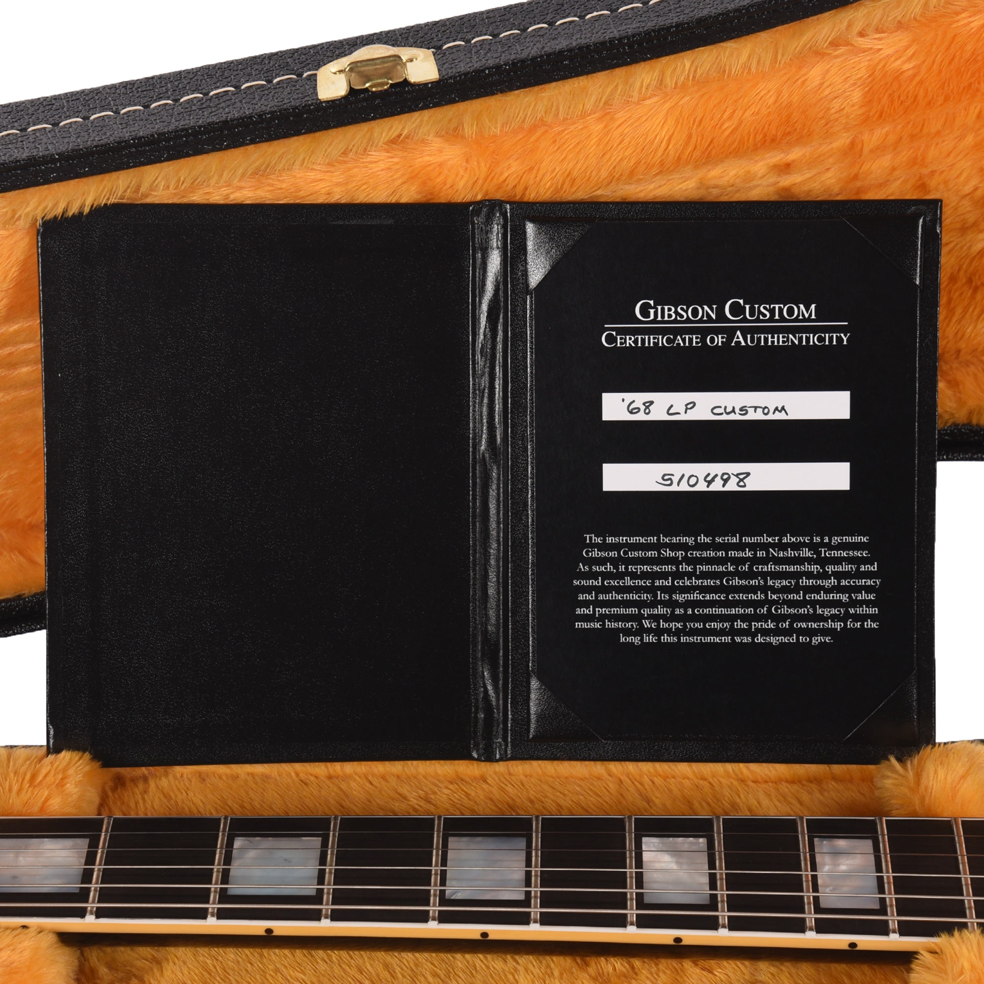 Gibson Custom Shop 1968 Les Paul Custom 