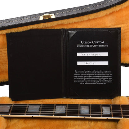 Gibson Custom Shop 1968 Les Paul Custom "CME Spec" Ebony VOS w/Custom "S" Buckers Electric Guitars / Solid Body