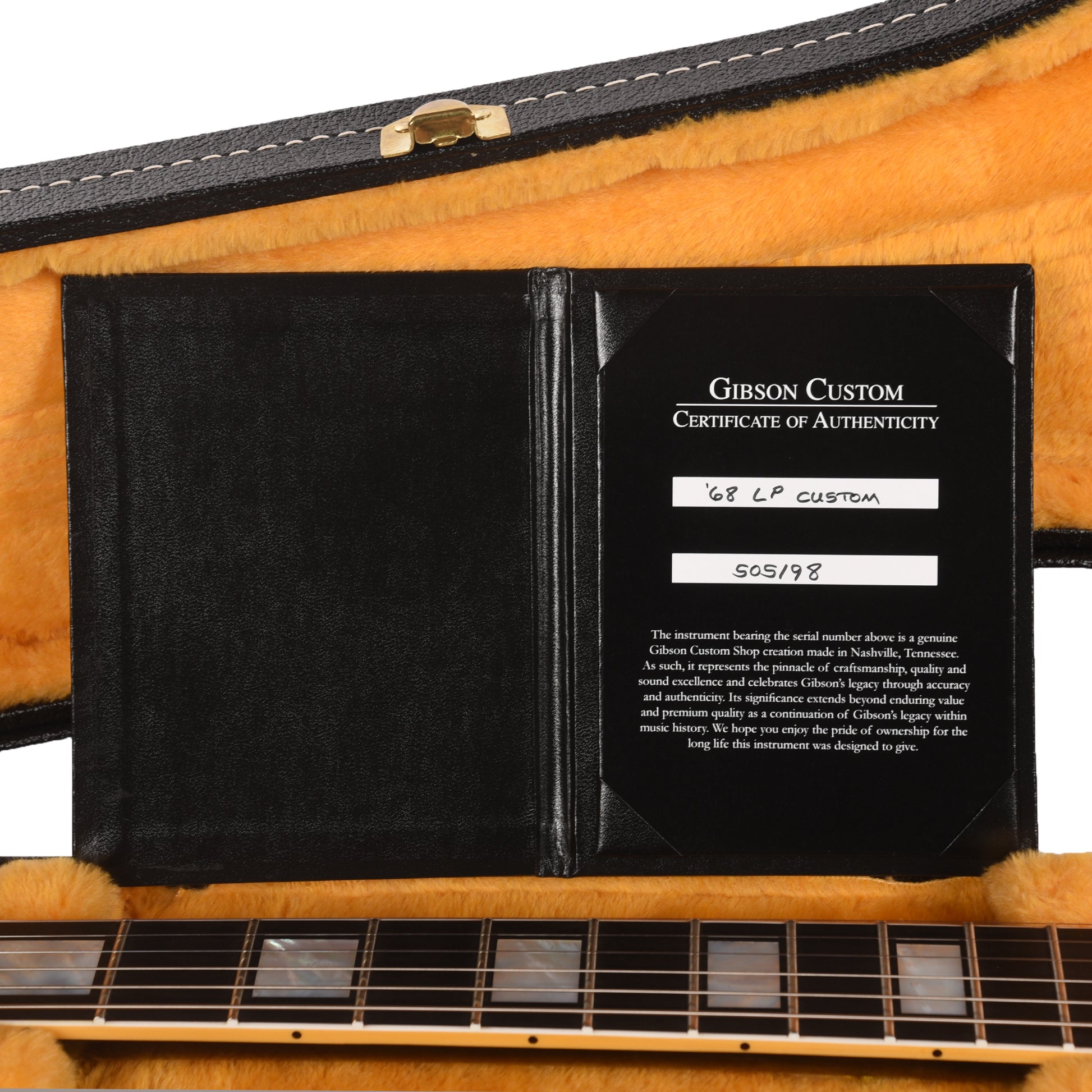 Gibson Custom Shop 1968 Les Paul Custom "CME Spec" Ebony VOS w/Custom "S" Buckers Electric Guitars / Solid Body
