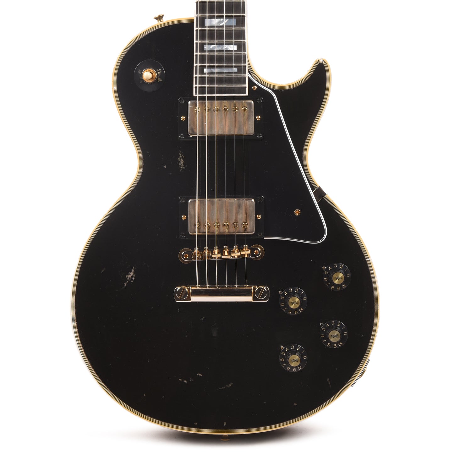Gibson Custom Shop 1968 Les Paul Custom "CME Spec" Heavy Antique Ebony Murphy Lab Heavy Aged Electric Guitars / Solid Body