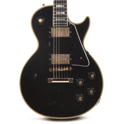 Gibson Custom Shop 1968 Les Paul Custom "CME Spec" Heavy Antique Ebony Murphy Lab Heavy Aged Electric Guitars / Solid Body