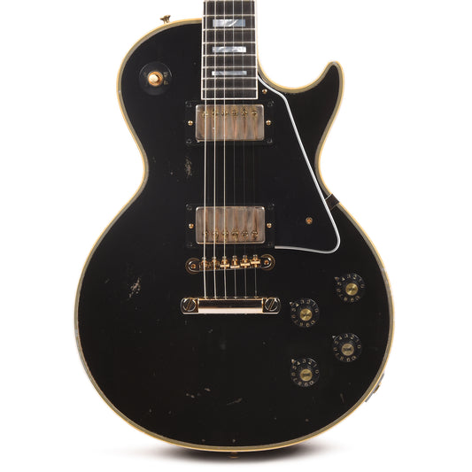 Gibson Custom Shop 1968 Les Paul Custom "CME Spec" Heavy Antique Ebony Murphy Lab Heavy Aged Electric Guitars / Solid Body