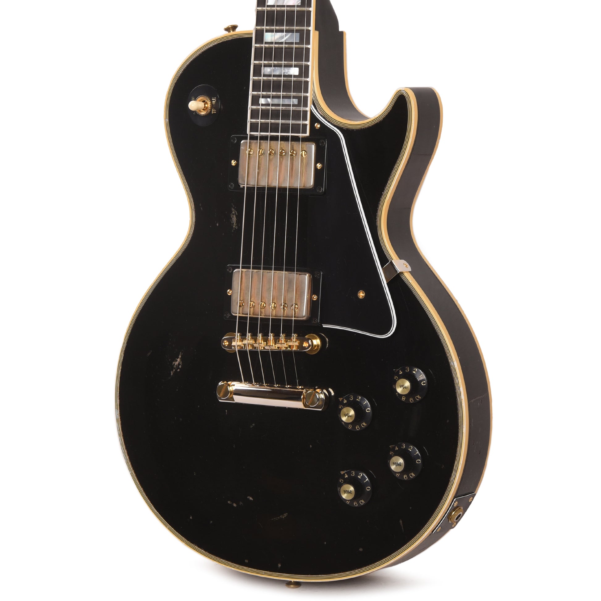 Gibson Custom Shop 1968 Les Paul Custom "CME Spec" Heavy Antique Ebony Murphy Lab Heavy Aged Electric Guitars / Solid Body