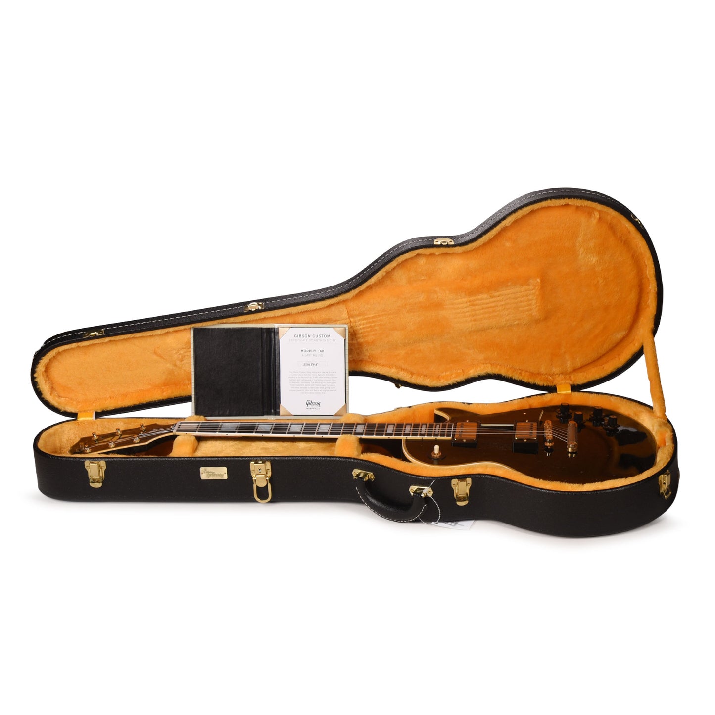 Gibson Custom Shop 1968 Les Paul Custom "CME Spec" Heavy Antique Ebony Murphy Lab Heavy Aged Electric Guitars / Solid Body