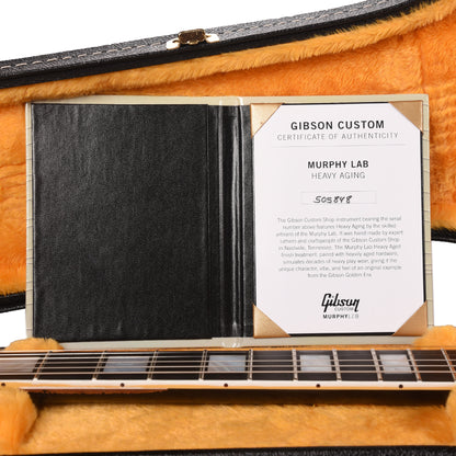Gibson Custom Shop 1968 Les Paul Custom "CME Spec" Heavy Antique Ebony Murphy Lab Heavy Aged Electric Guitars / Solid Body