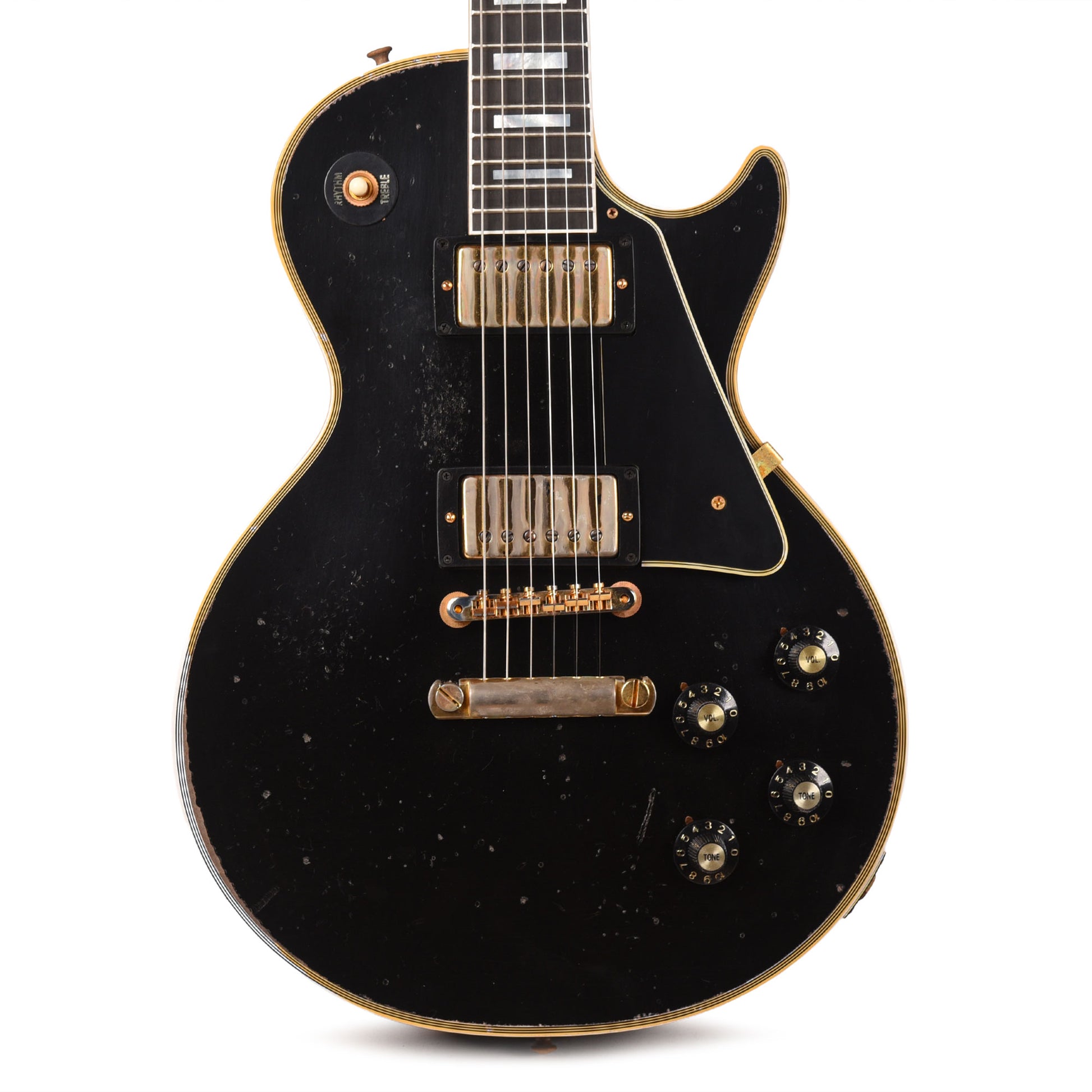 Gibson Custom Shop 1968 Les Paul Custom "CME Spec" Heavy Antique Ebony Murphy Lab Heavy Aged Electric Guitars / Solid Body