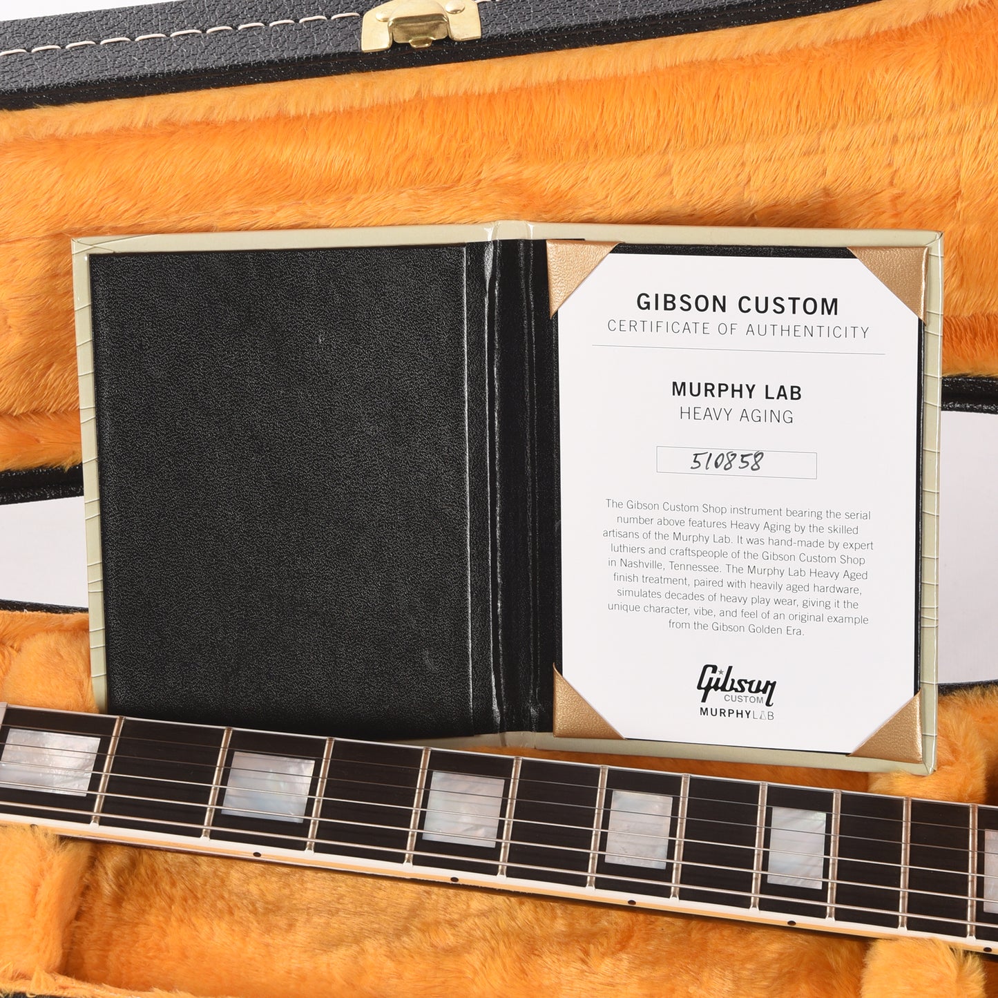 Gibson Custom Shop 1968 Les Paul Custom "CME Spec" Heavy Antique Ebony Murphy Lab Heavy Aged Electric Guitars / Solid Body