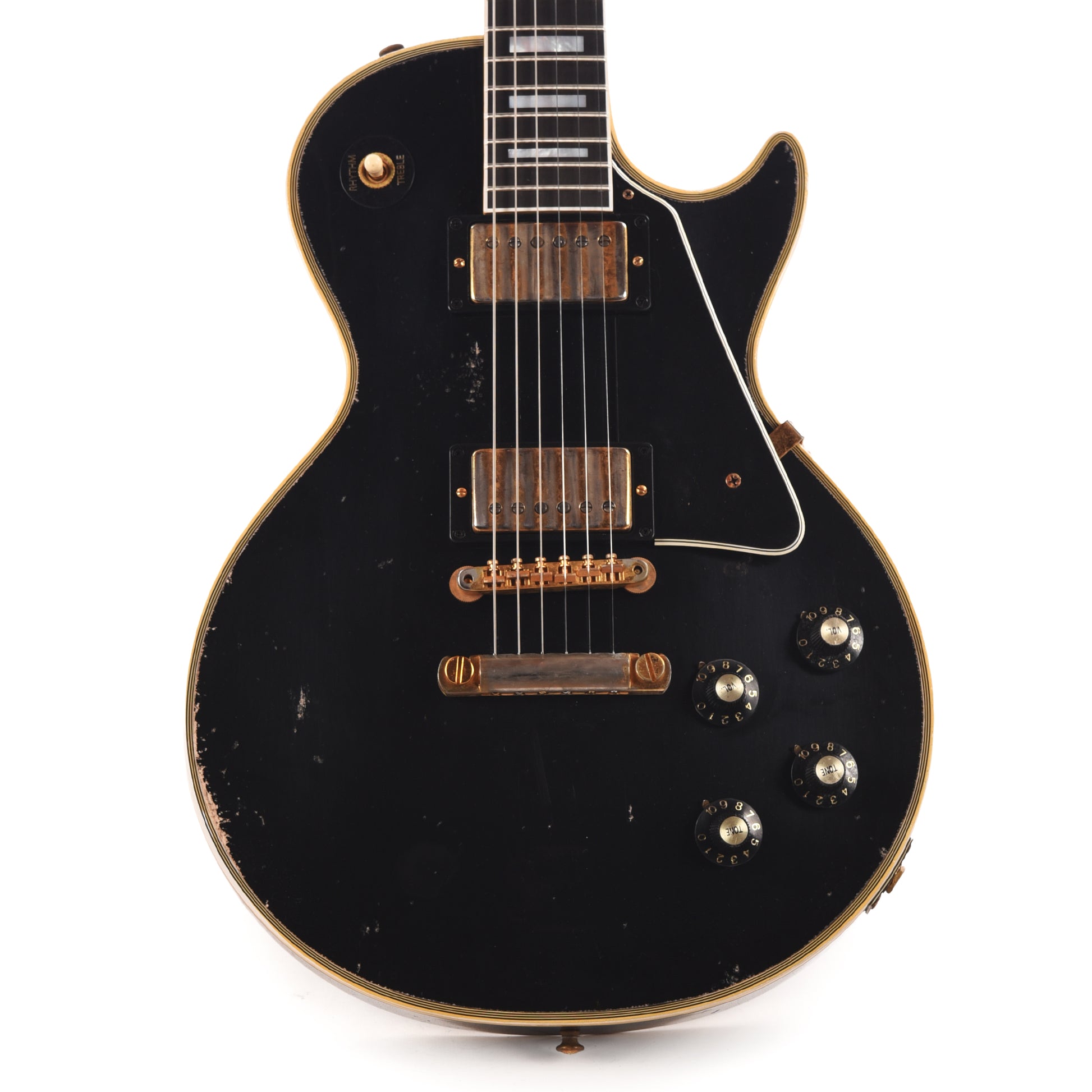 Gibson Custom Shop 1968 Les Paul Custom "CME Spec" Heavy Antique Ebony Murphy Lab Heavy Aged Electric Guitars / Solid Body