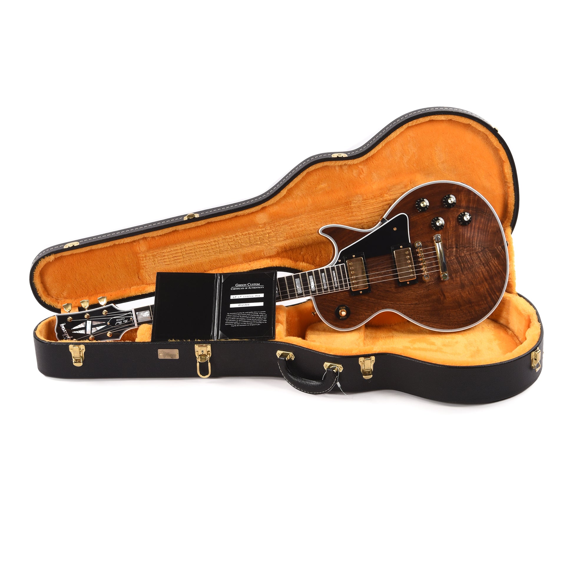 Gibson Custom Shop 1968 Les Paul Custom "CME Spec" Koa Natural Darkback VOS w/Gold Hardware Electric Guitars / Solid Body