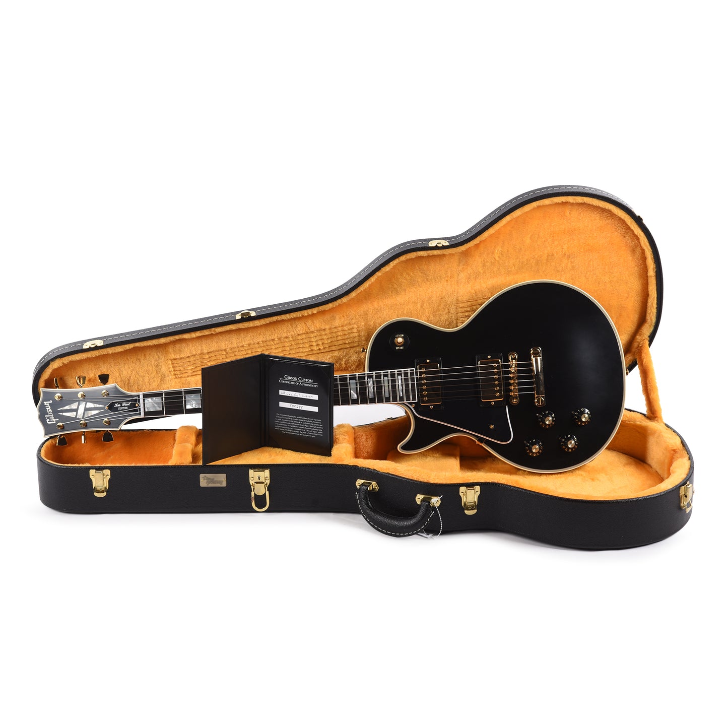 Gibson Custom Shop 1968 Les Paul Custom "CME Spec" LEFTY Ebony VOS Electric Guitars / Solid Body