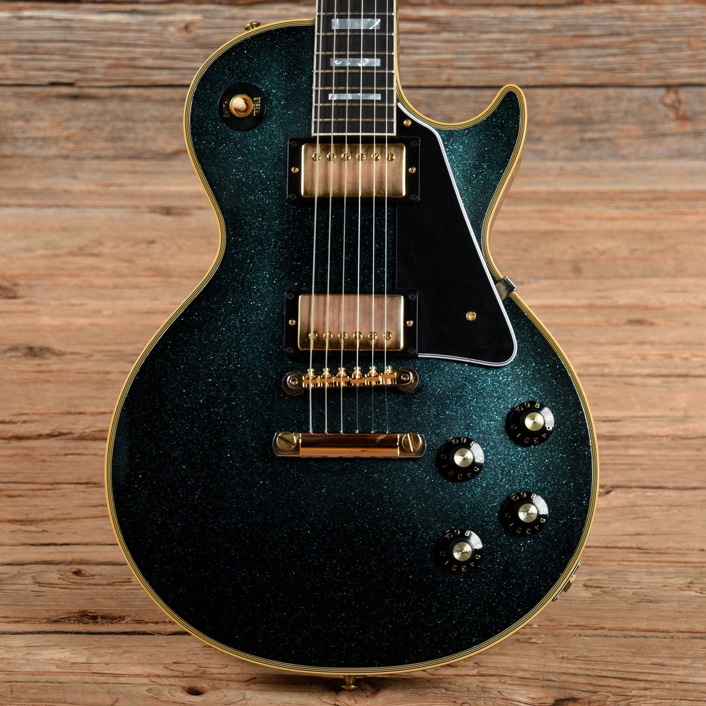 Gibson Custom Shop 1968 Les Paul Custom "CME Spec" VOS Antique Brunswick Blue Sparkle w/Gold Hardware & Grovers Electric Guitars / Solid Body