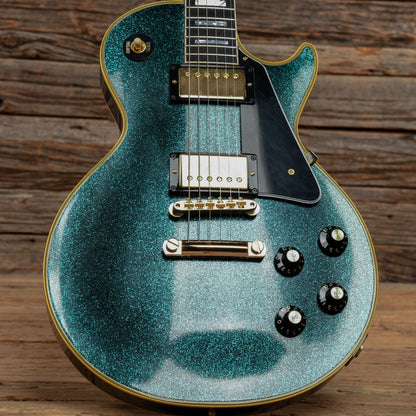 Gibson Custom Shop 1968 Les Paul Custom "CME Spec" VOS Antique Brunswick Blue Sparkle w/Gold Hardware & Grovers Electric Guitars / Solid Body