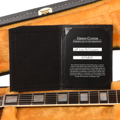 Gibson Custom Shop 1968 Les Paul Custom LEFTY "CME Spec" Ebony VOS Electric Guitars / Solid Body