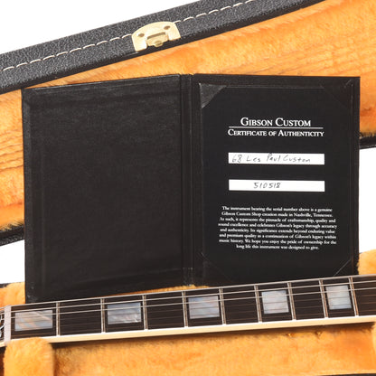 Gibson Custom Shop 1968 Les Paul Custom LEFTY "CME Spec" Ebony VOS Electric Guitars / Solid Body