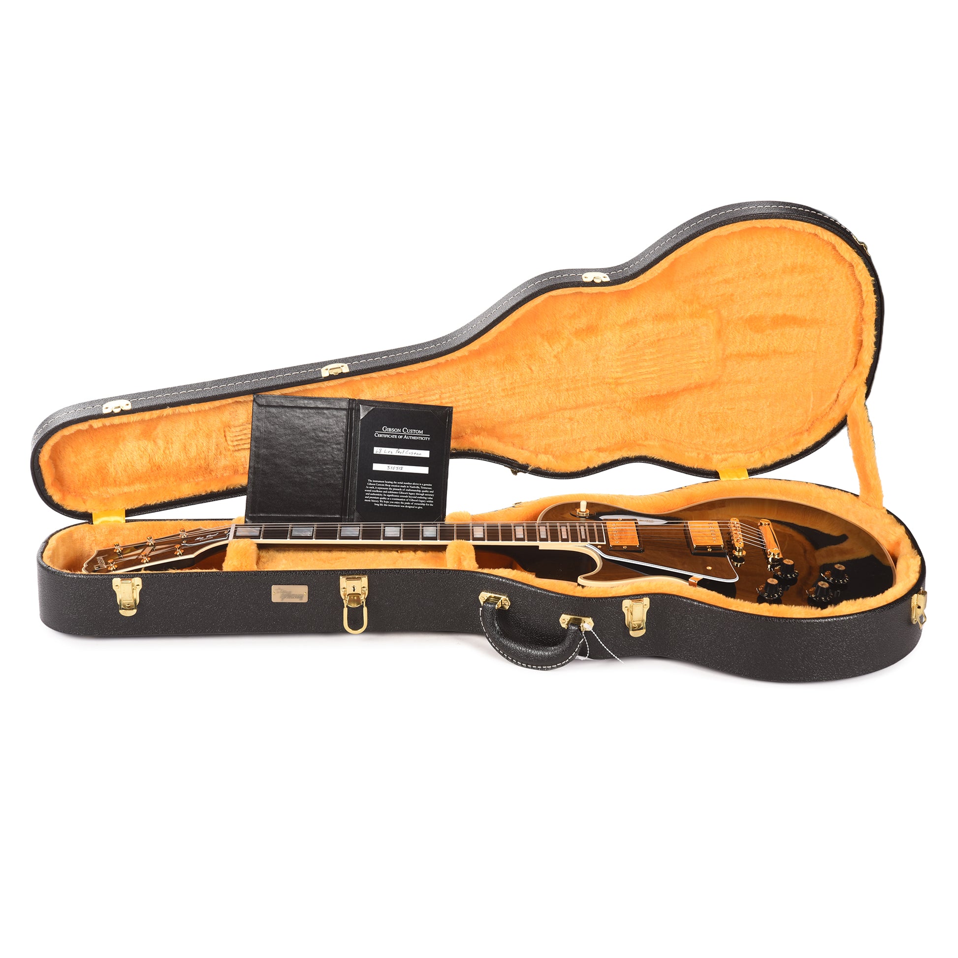 Gibson Custom Shop 1968 Les Paul Custom LEFTY "CME Spec" Ebony VOS Electric Guitars / Solid Body