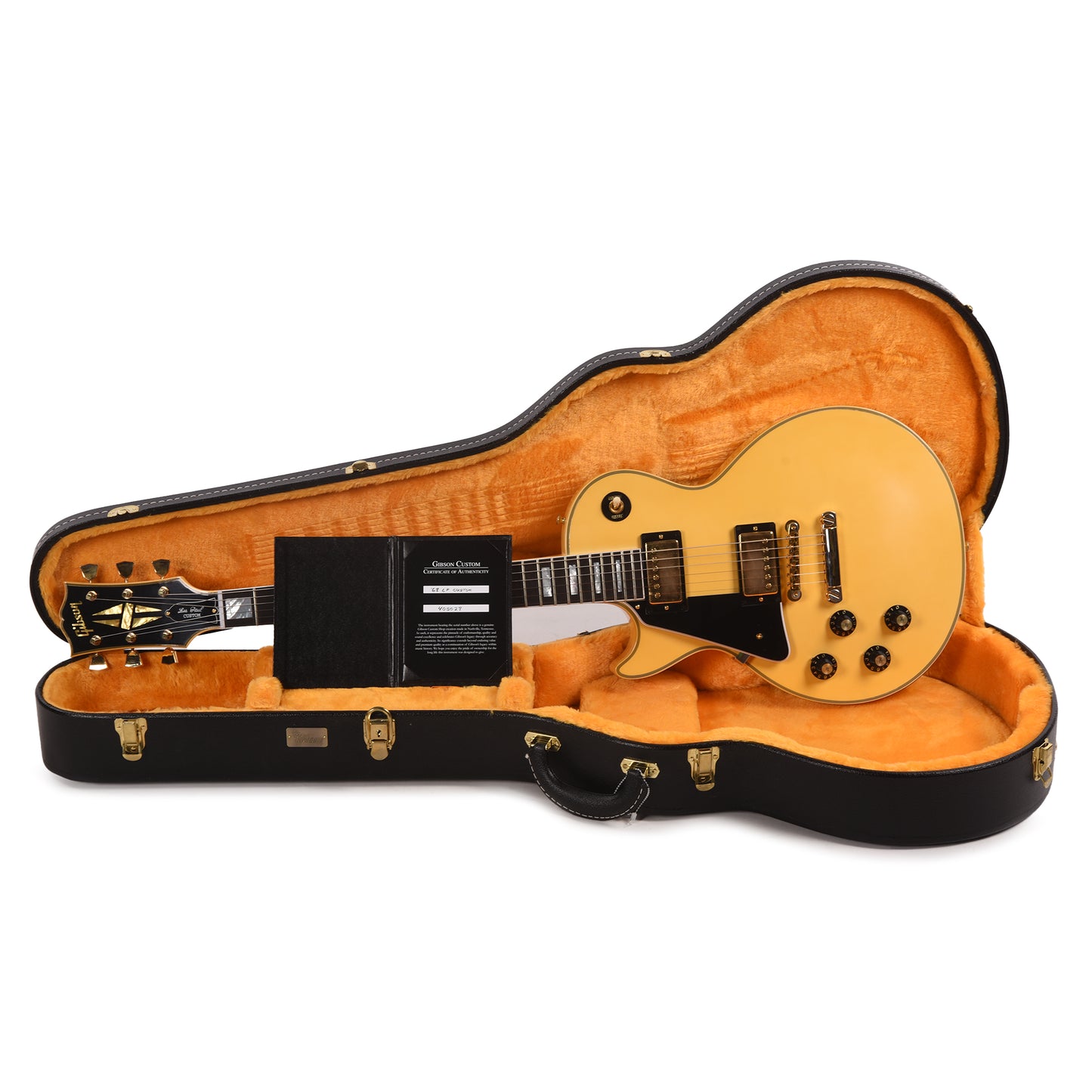 Gibson Custom Shop 1968 Les Paul Custom LEFTY "CME Spec" Heavy Antique White VOS Electric Guitars / Solid Body
