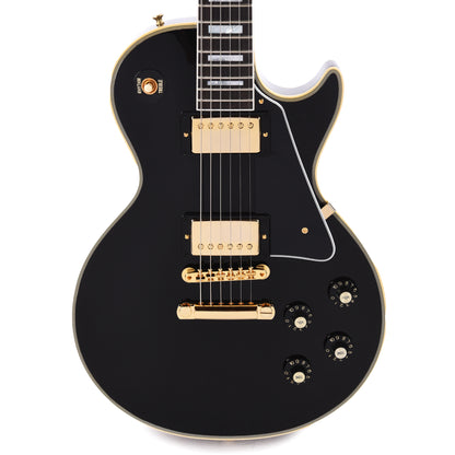 Gibson Custom Shop 1968 Les Paul Custom Reissue Ebony Gloss Electric Guitars / Solid Body