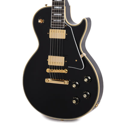 Gibson Custom Shop 1968 Les Paul Custom Reissue Ebony Gloss Electric Guitars / Solid Body