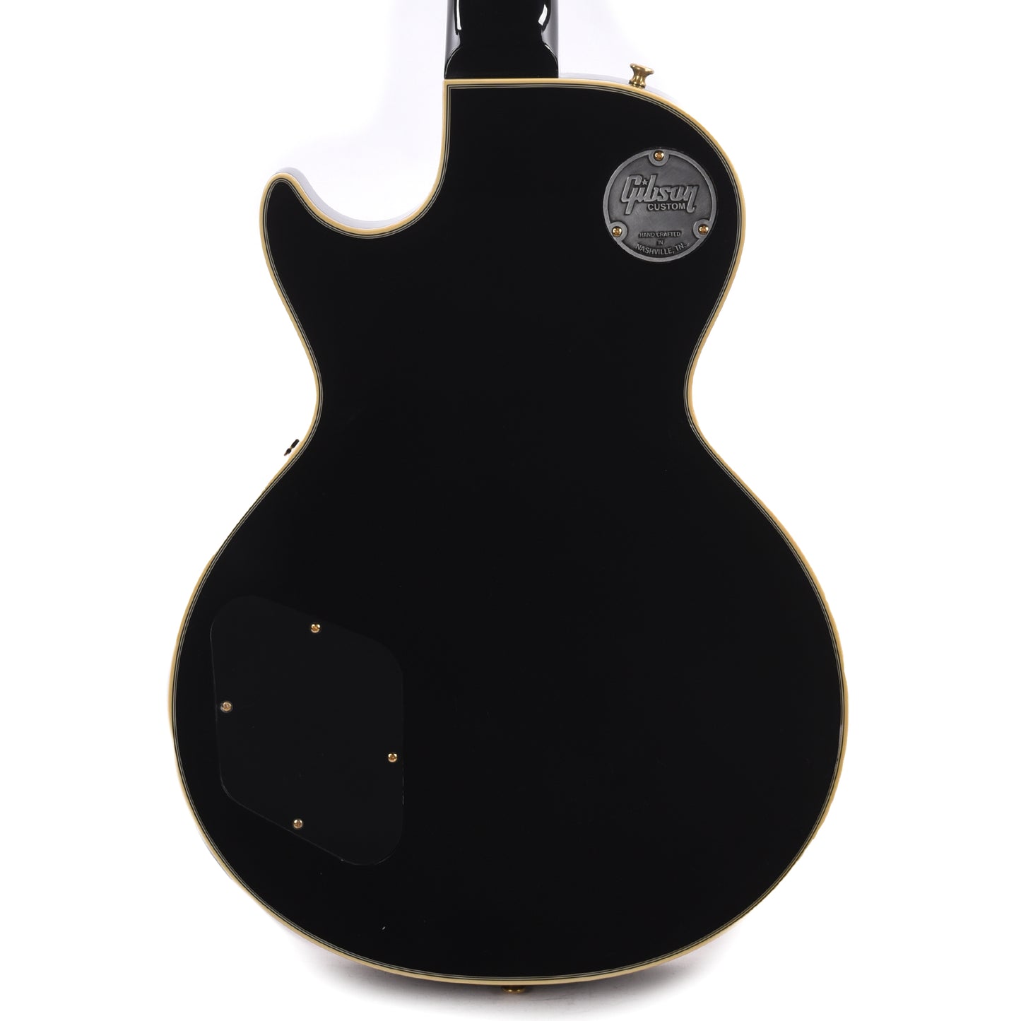 Gibson Custom Shop 1968 Les Paul Custom Reissue Ebony Gloss Electric Guitars / Solid Body