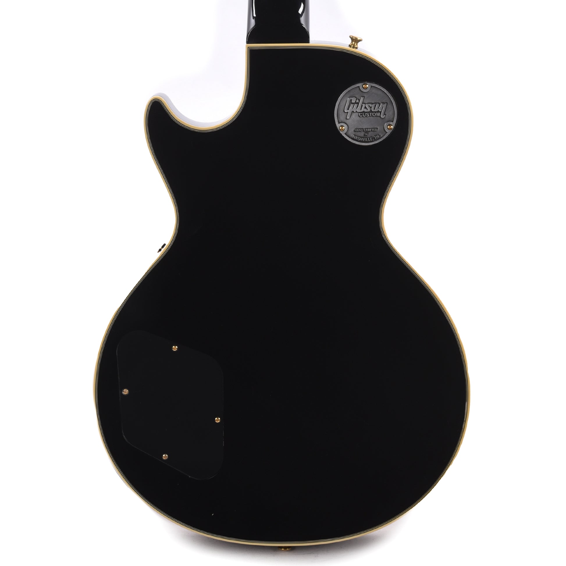 Gibson Custom Shop 1968 Les Paul Custom Reissue Ebony Gloss Electric Guitars / Solid Body