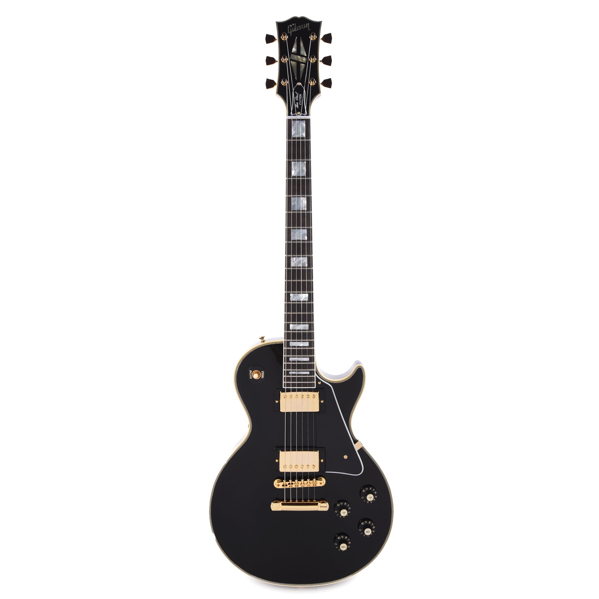 Gibson Custom Shop 1968 Les Paul Custom Reissue Ebony Gloss Electric Guitars / Solid Body