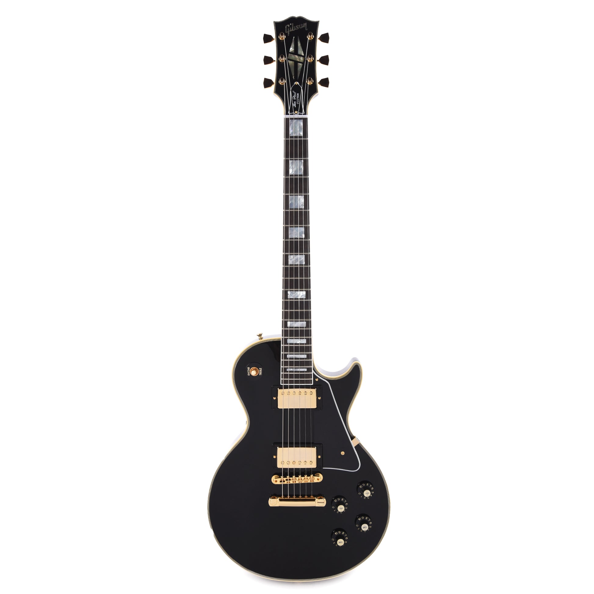 Gibson Custom Shop 1968 Les Paul Custom Reissue Ebony Gloss Electric Guitars / Solid Body