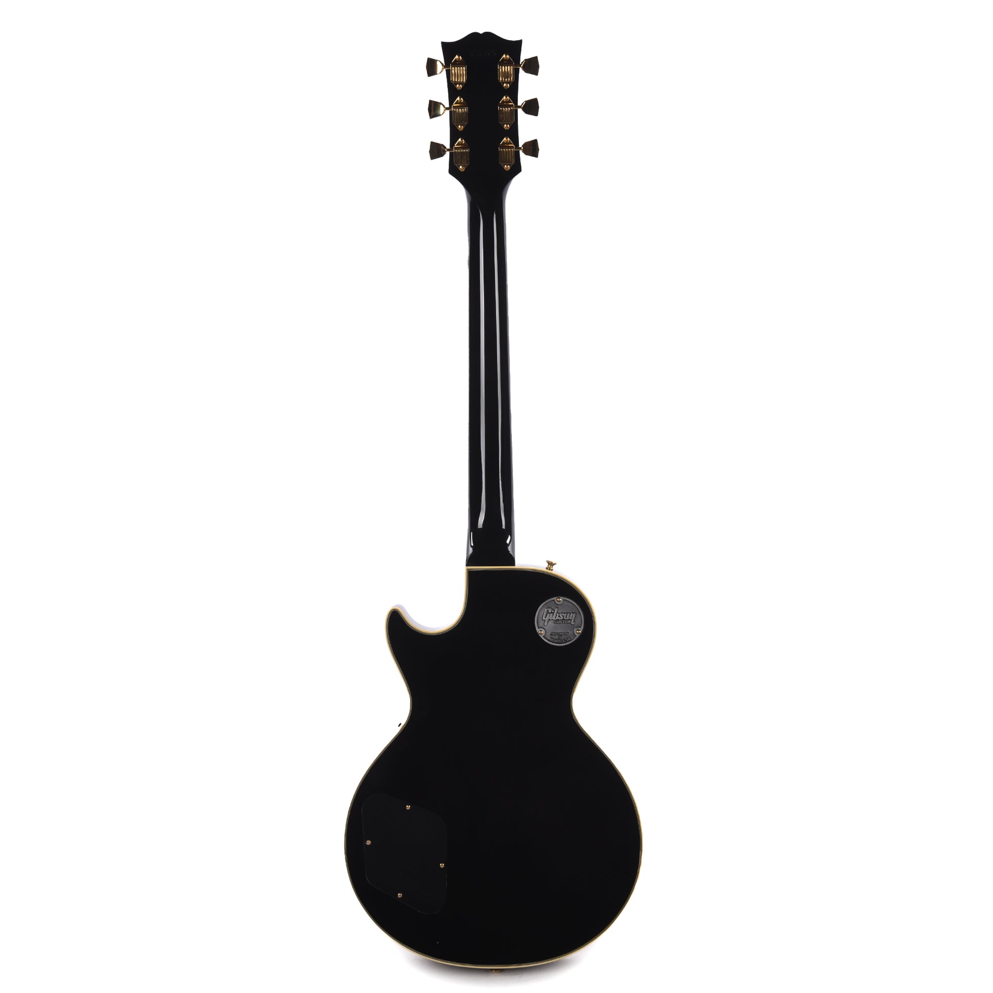 Gibson Custom Shop 1968 Les Paul Custom Reissue Ebony Gloss Electric Guitars / Solid Body