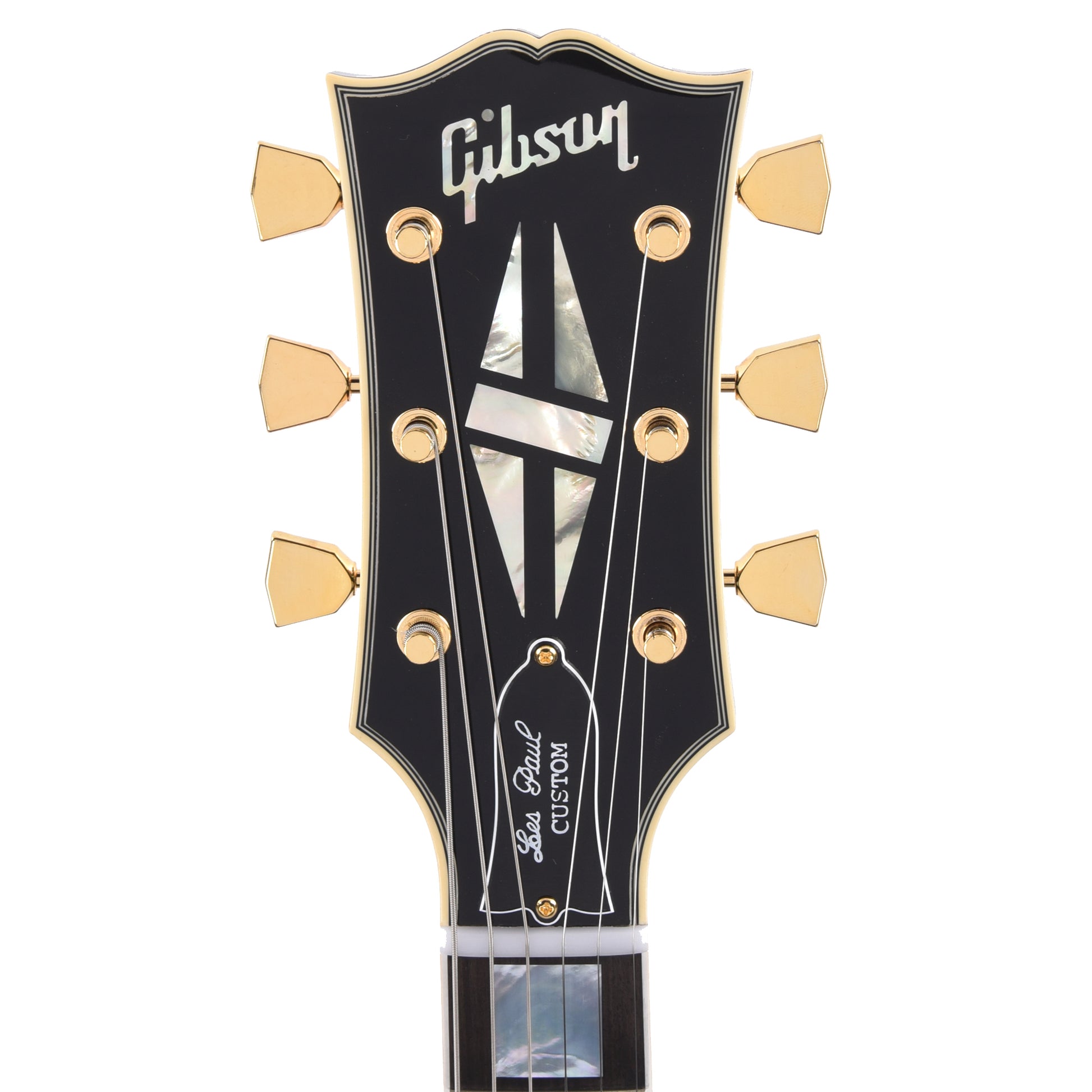 Gibson Custom Shop 1968 Les Paul Custom Reissue Ebony Gloss Electric Guitars / Solid Body