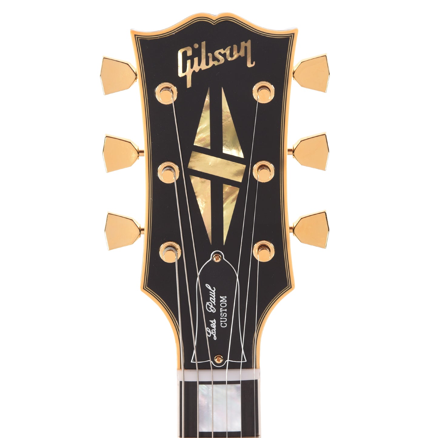 Gibson Custom Shop 1968 Les Paul Custom Reissue Ebony Gloss Electric Guitars / Solid Body