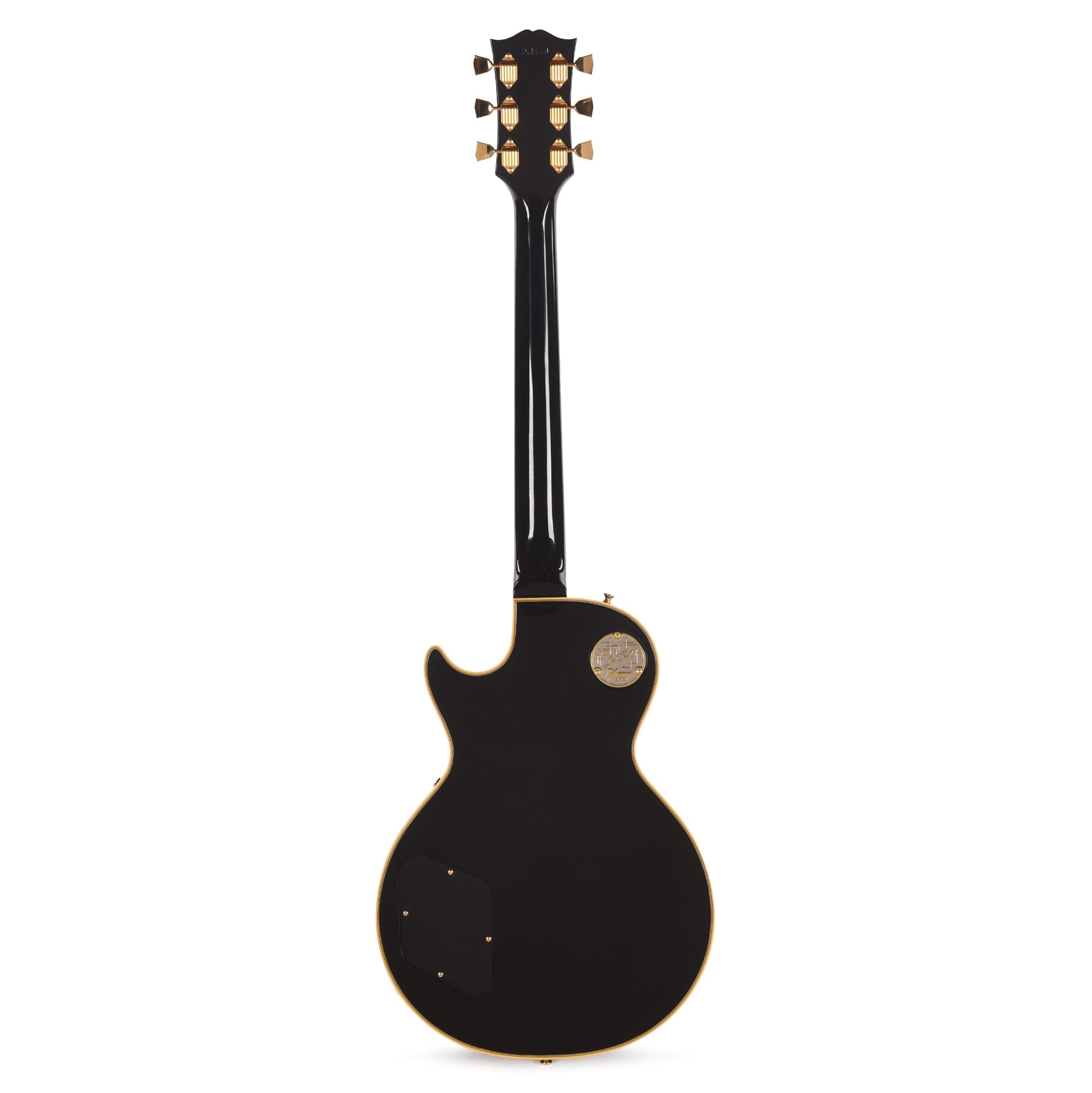 Gibson Custom Shop 1968 Les Paul Custom Reissue Ebony Gloss Electric Guitars / Solid Body