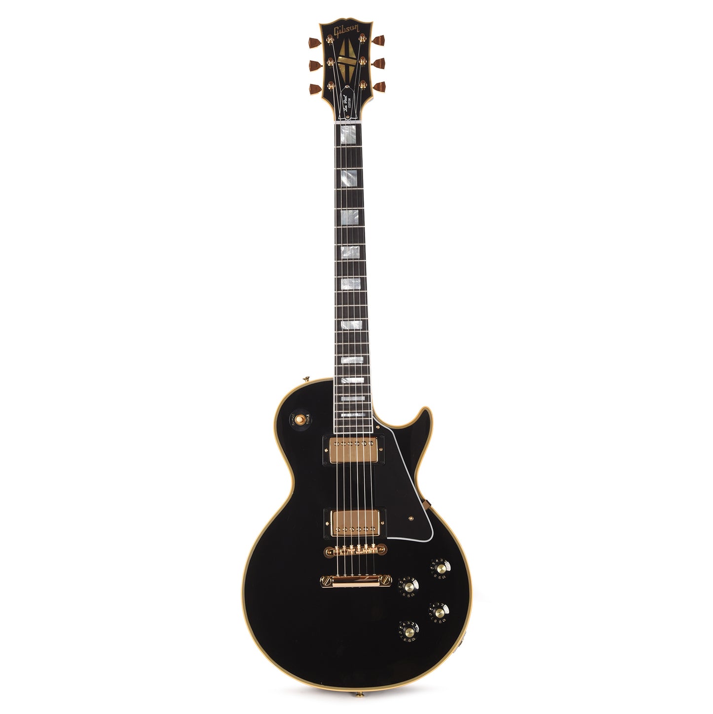 Gibson Custom Shop 1968 Les Paul Custom Reissue Ebony Gloss Electric Guitars / Solid Body