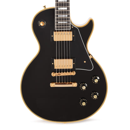 Gibson Custom Shop 1968 Les Paul Custom Reissue Ebony Gloss Electric Guitars / Solid Body