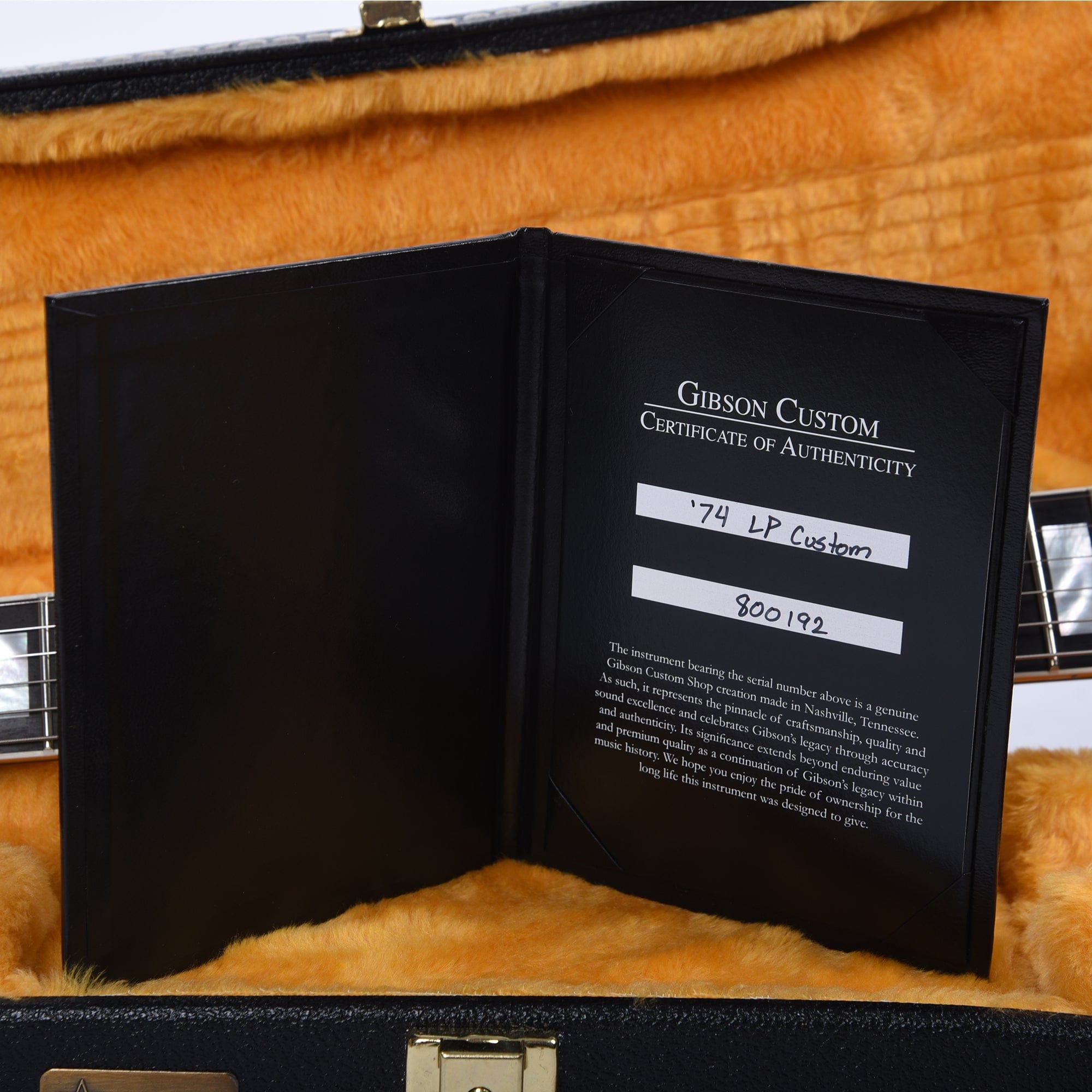 Gibson Custom Shop 1979 Les Paul Custom 