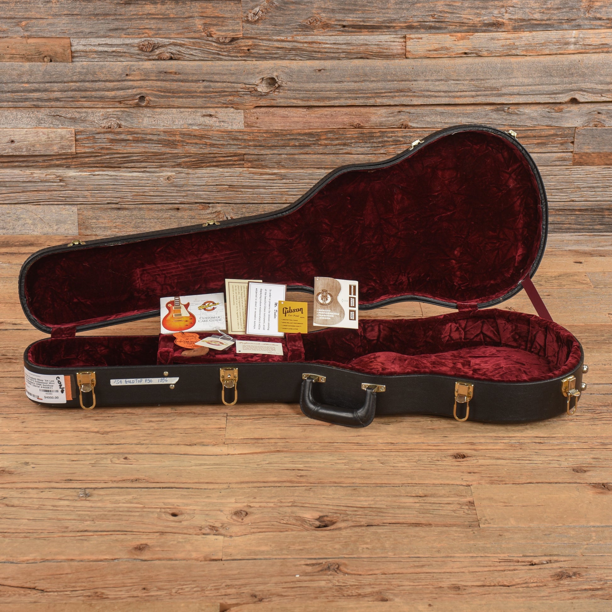 Gibson Custom Shop '54 Les Paul w/1972 Embossed Mini Humbuckers Goldtop 1996 Electric Guitars / Solid Body