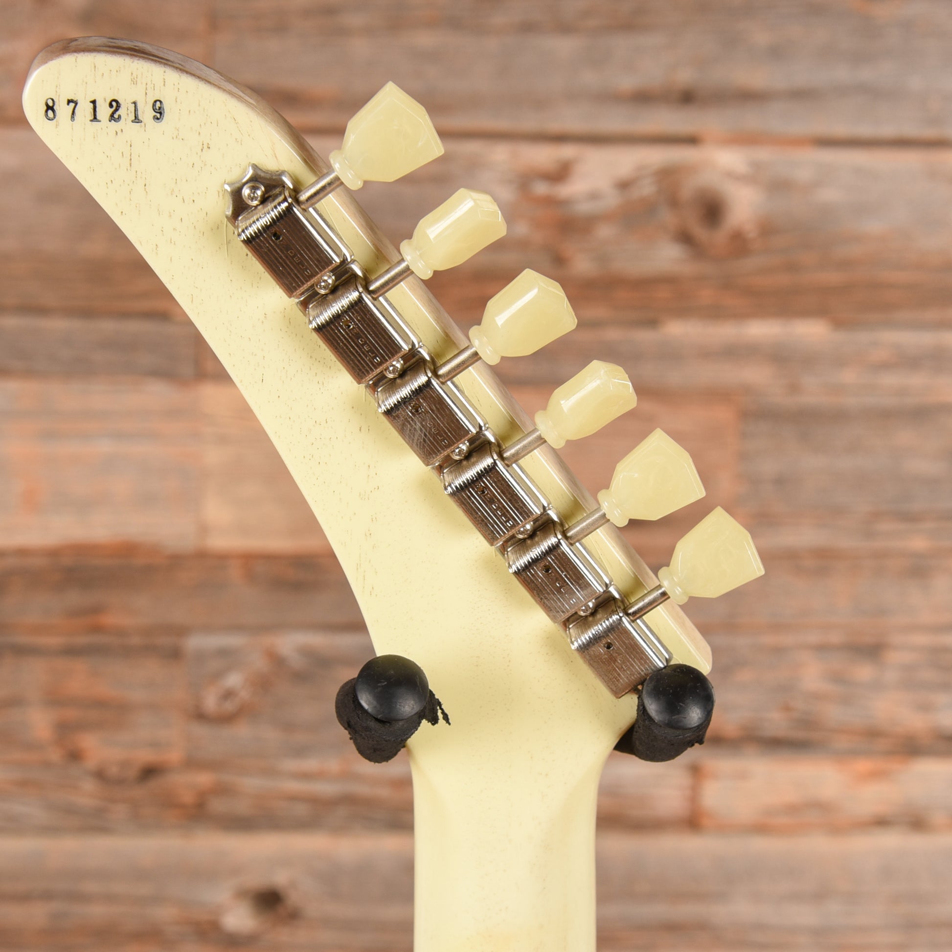 Gibson Custom Shop '58 Explorer TV White - Dave Amato of REO Speedwagon Electric Guitars / Solid Body