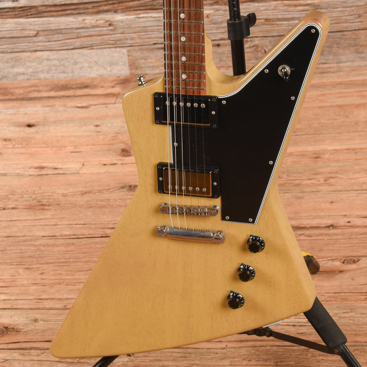 Gibson Custom Shop 58 Explorer TV Yellow - Dave Amato of REO Speedwagon Electric Guitars / Solid Body