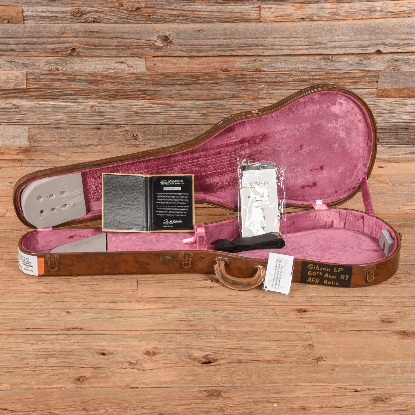 Gibson Custom Shop 60th Anniversary '59 Les Paul Standard Reissue Heavy Aged Amber 2019 Electric Guitars / Solid Body