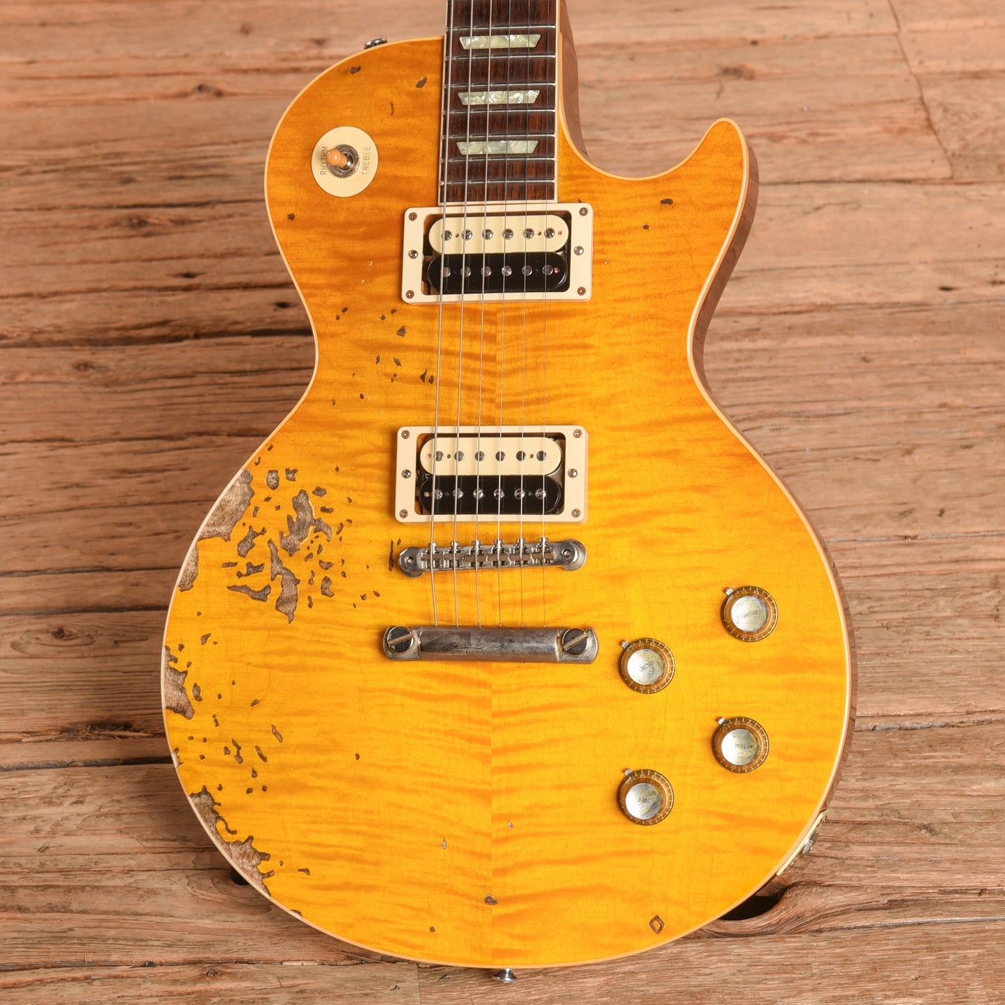 Gibson Custom Shop 60th Anniversary '59 Les Paul Standard Reissue Heavy Aged Amber 2019 Electric Guitars / Solid Body
