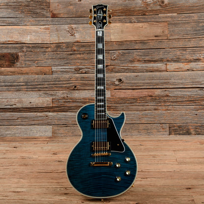 Gibson Custom Shop '68 Les Paul Custom Blue Flame 2010 Electric Guitars / Solid Body