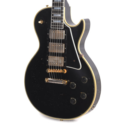 Gibson Custom Shop Artist Eric Clapton 1958 Les Paul Custom Ebony Murphy Lab Aged Electric Guitars / Solid Body