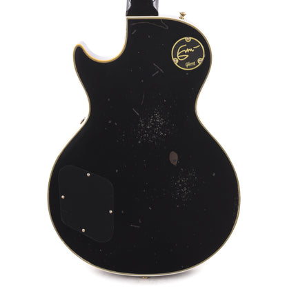 Gibson Custom Shop Artist Eric Clapton 1958 Les Paul Custom Ebony Murphy Lab Aged Electric Guitars / Solid Body
